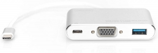 Digitus USB Type-C to VGA USB-A USB-C Dönüştürücü