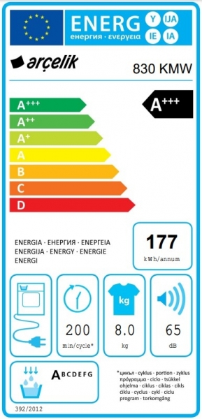 Arçelik 830 KMW Isı Pompalı Kurutma Makinesi