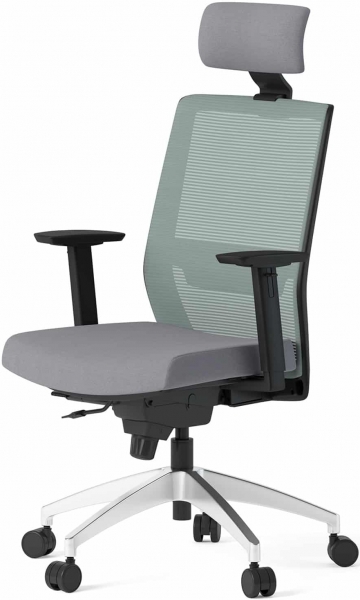 Bürotime Bold Başlıklı Alüminyum Yönetici Koltuğu