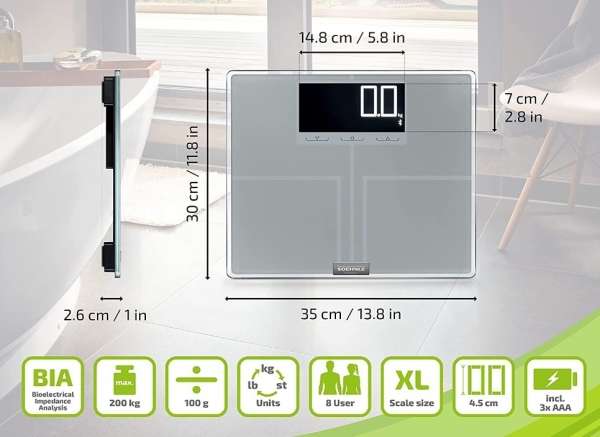 Soehnle 63873 Dijital Banyo Tartısı