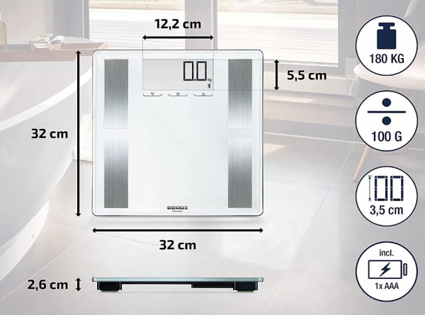 Soehnle 63872 Dijital Banyo Tartısı