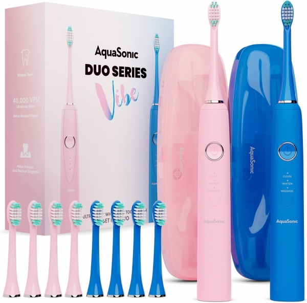 AquaSonic Vibe Duo Şarjlı Diş Fırçası
