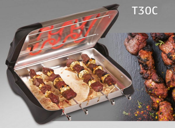 Aksu T30-C ŞişFish Combo Elektrikli Izgara