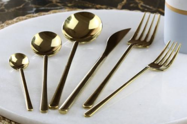 Taç Grasse Gold 5160 72 Parça Çatal Kaşık Bıçak Takımı