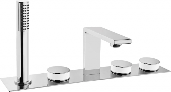VitrA Memoria A4231657 Küvet Bataryası (Krom / Beyaz)