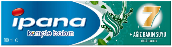 İpana Komple Bakım 7 Ağız Bakım Suyu Etkili Güçlü Ferahlık 100 ml