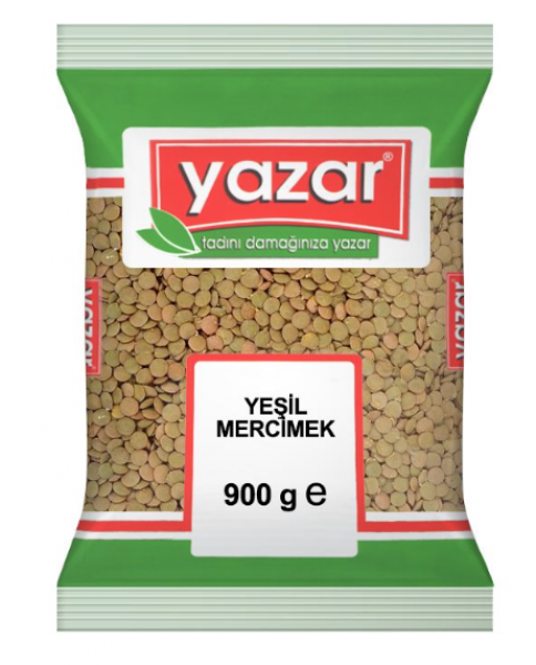 Yazar Yeşil Mercimek 900 gr