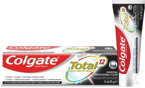 Colgate Total 12 Aktif Kömür 75 ml