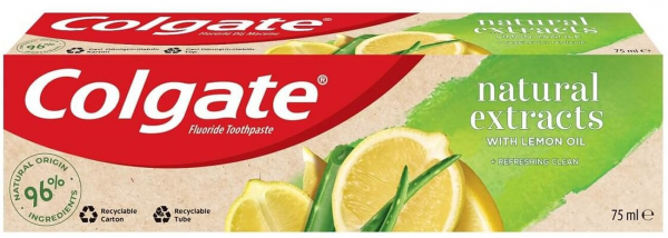 Colgate Natural Extracts Limon Yağı ve Aloe Vera Özlü 75 ml