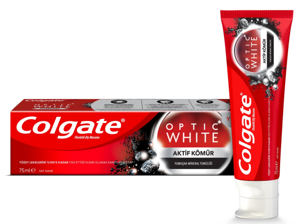 Colgate Optic White Aktif Kömür 75 ml