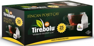 Tirebolu 42 Siyah Çay Bardak Poşet 25 Adet