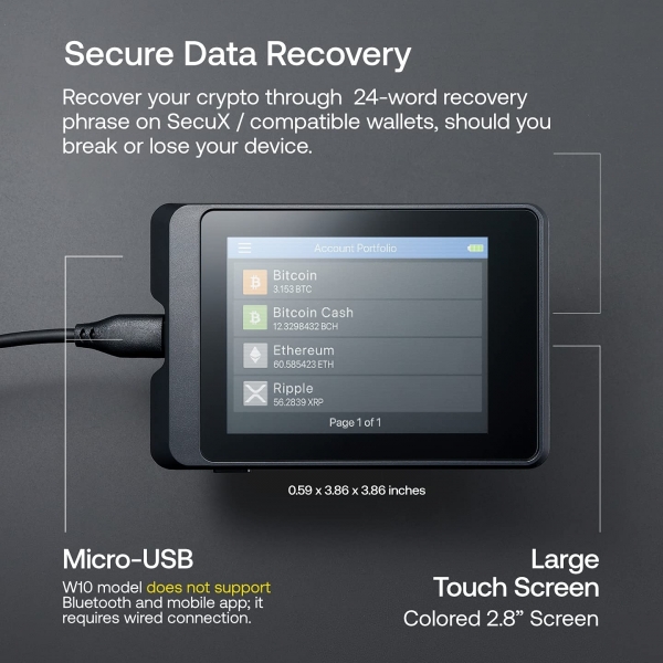 SecuX W10 Soğuk Cüzdan