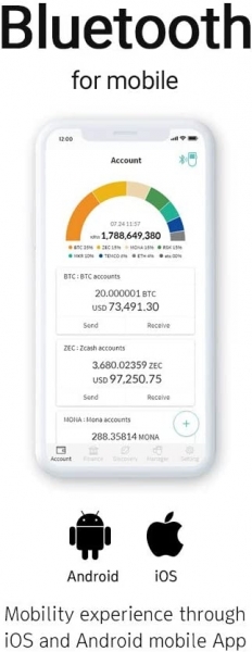 D'Cent Biometric Wallet Soğuk Cüzdan