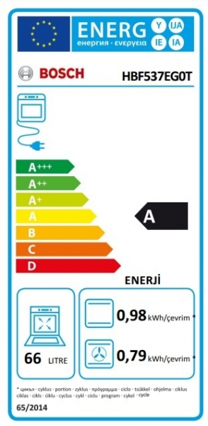 Bosch HBF537EG0T Ankastre Fırın