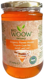 Bio Woow Organik Çiçek Balı 850 gr