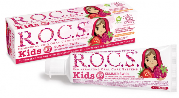 R.O.C.S. Kids Ahududu ve Çilek 35 ml