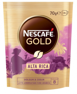 Nescafe Gold Alta Rica Hazır Kahve 70 gr