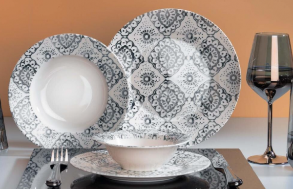Schafer Posy GRI03 24 Parça Yemek Takımı