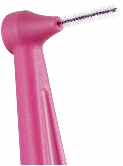 Tepe Angle Saplı Arayüz Fırçası Pembe 0.4 mm 6'lı