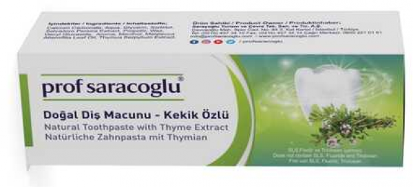 Prof Saracoglu Kekik Özlü 75 ml