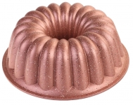 Emsan Arya Döküm Kek Kalıbı Golden Pink 24 cm resim