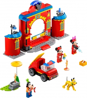 LEGO Disney 10776 Mickey ve Arkadaşlarının İtfaiye Merkezi ve Kamyonu