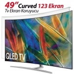 Notvex 49 inç Curved Uyumlu TV Ekran Koruyucu resim