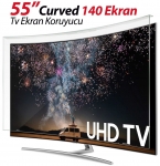 Notvex 55 inç Curved Uyumlu TV Ekran Koruyucu resim