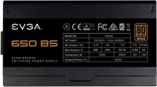 Evga 650 B5 650W