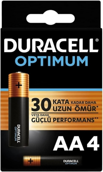 Duracell Optimum AA 4'lü Kalem Pil