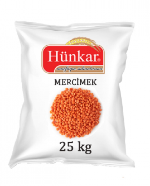 Hünkar Kırmızı Mercimek 25 kg