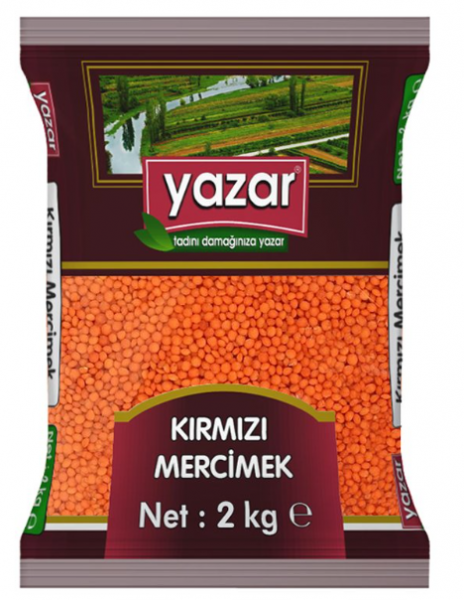 Yazar Kırmızı Mercimek 2 kg