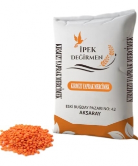 İpek Değirmen Kırmızı Yaprak Mercimek 10 kg