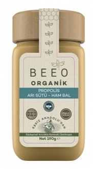 BEE'O Organik Propolis Arı Sütü Ham Bal 190 gr