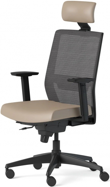 Bürotime Bold Başlıklı Deri Yönetici Koltuğu