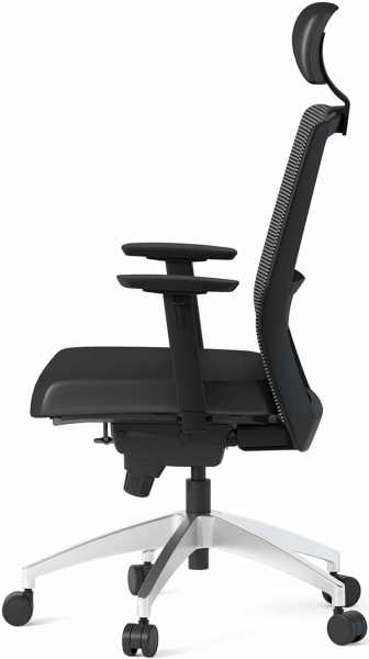Bürotime Bold Başlıklı Alüminyum Deri Yönetici Koltuğu