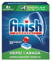 Finish Hepsi 1 Arada Tablet Bulaşık Makinesi Deterjanı 30 Adet resim
