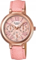 Casio Sheen SHE-3034GL-4AUDR Deri / Pembe Kol Saati
