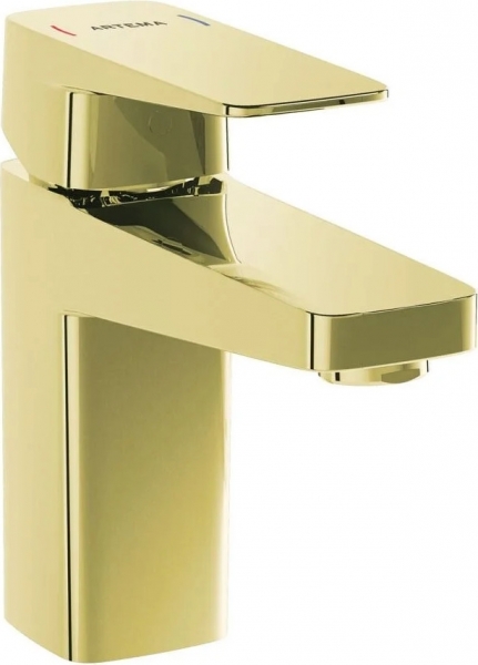 Artema Root Square A4273223 Lavabo Bataryası (Altın)