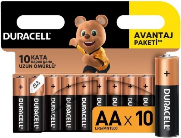 Duracell Basic AA 10'lu Kalem Pil