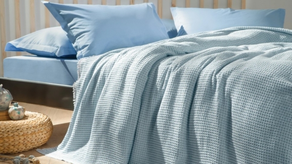 Yataş Bedding Octo Buz Mavisi 185x230 cm (Buz Mavisi)