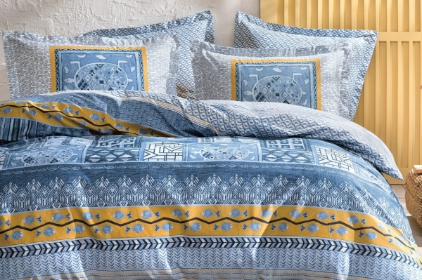 Yataş Bedding Yataş Lenita Ranforce Tek Kişilik Indigo (İndigo)
