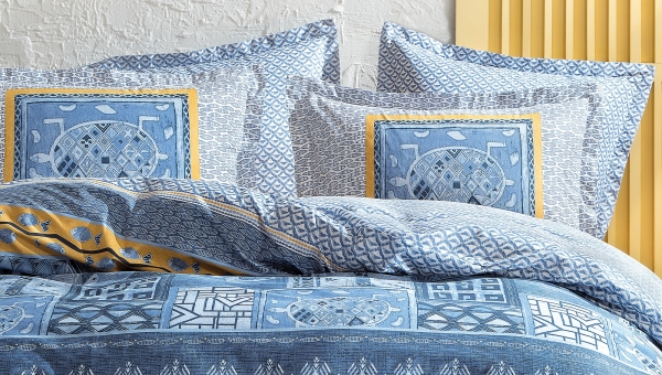 Yataş Bedding Yataş Lenita Ranforce Tek Kişilik Indigo (İndigo)