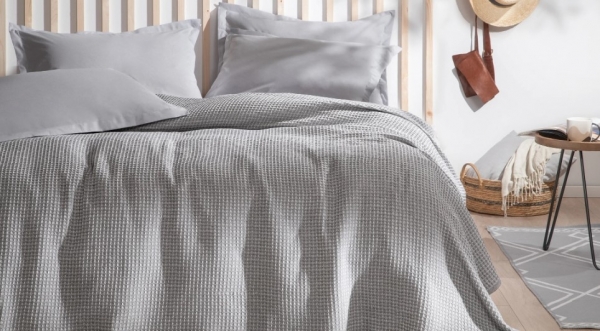 Yataş Bedding Octo Açık Gri 185x230 cm (Açık Gri)