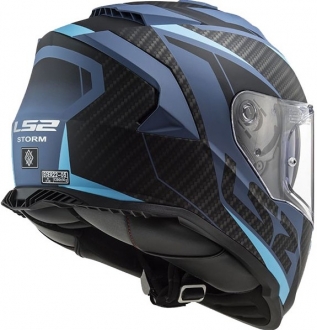 LS2 Storm Racer Mat Mavi