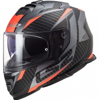 LS2 Storm Racer Mat Turuncu