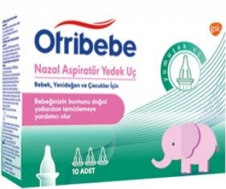 Otribebe Nazal Burun Aspiratörü Yedek Uç 10'lu