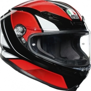 AGV K6 Ece Multi Mplk Hyphen BLK/Red/White