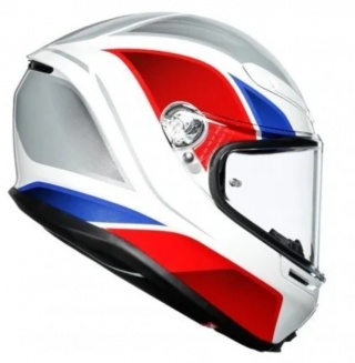 AGV K6 Ece Multi Mplk Hyphen White-Red-Blue