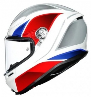 AGV K6 Ece Multi Mplk Hyphen White-Red-Blue